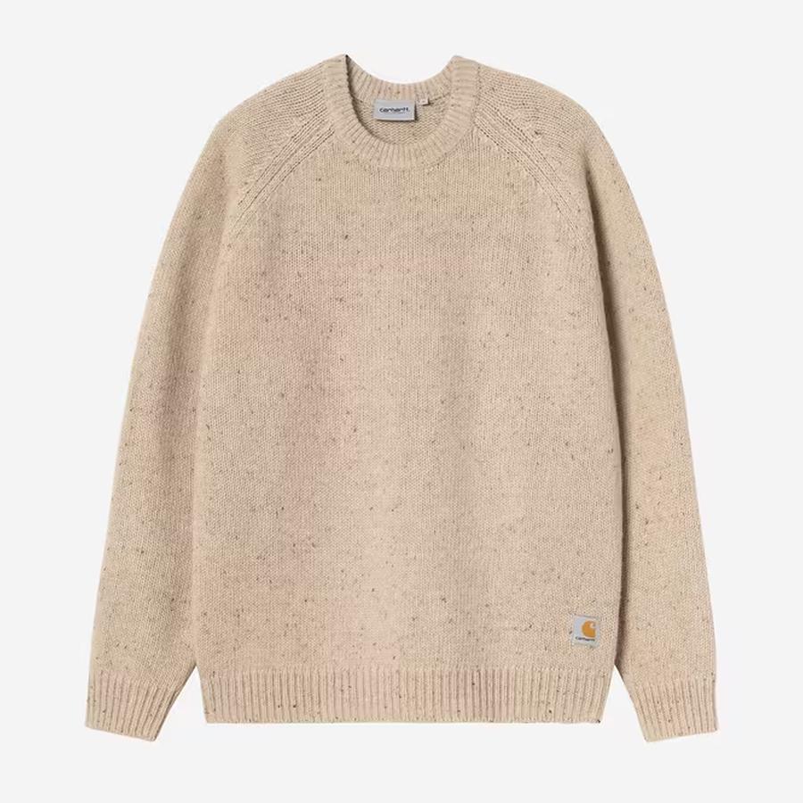 Carhartt WIP Anglistic Sweater - Speckled Fleur De...
