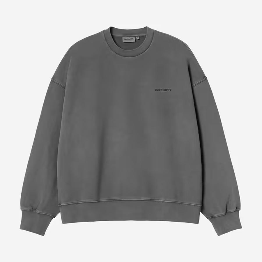 Carhartt WIP Benton Sweatshirt - Graphite (Garment...