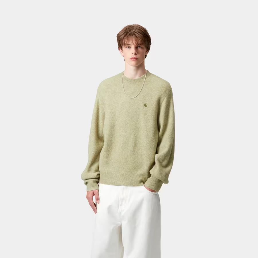 Carhartt WIP Curtis Sweater - Tangled Brass