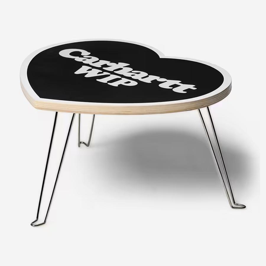 Carhartt WIP Heart Folding Table - Black / White
