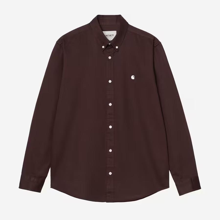 Carhartt WIP L/S Madison Shirt - Palisander / Wax