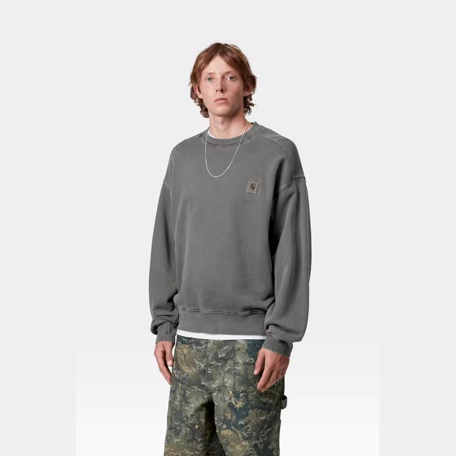 Carhartt WIP Vista Sweatshirt - Black (Garment Dyed)