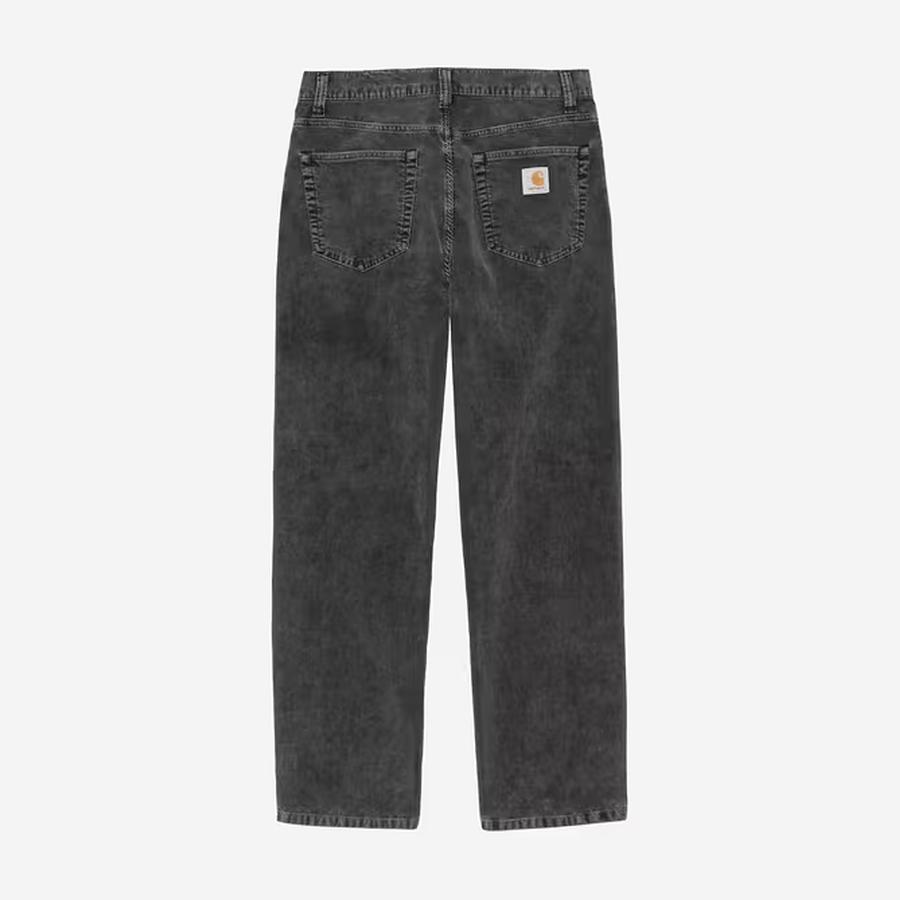 Carhartt WIP Aaron Pant - Black / Dusky Light Wash