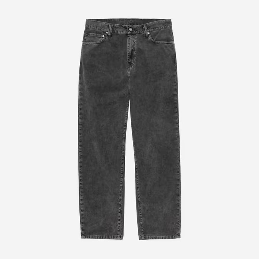 Carhartt WIP Aaron Pant - Black / Dusky Light Wash