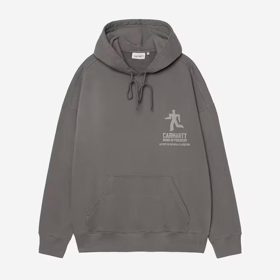 Carhartt WIP Hooded Distance Sweatshirt - Graphite...