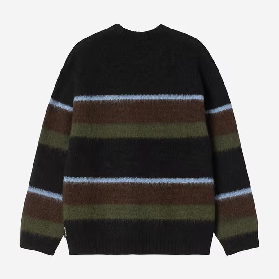 Carhartt WIP Merton Sweater - Sundling Stripe / Palisander