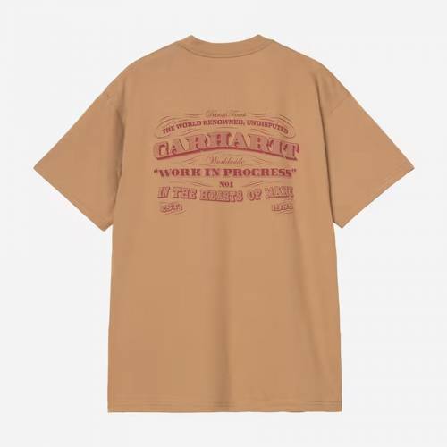 Carhartt WIP S/S 3 One 3 T-Shirt - Peanut