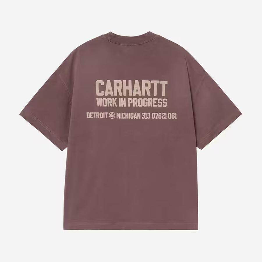 Carhartt WIP S/S Distance T-Shirt - Palisander (Stone Dyed)