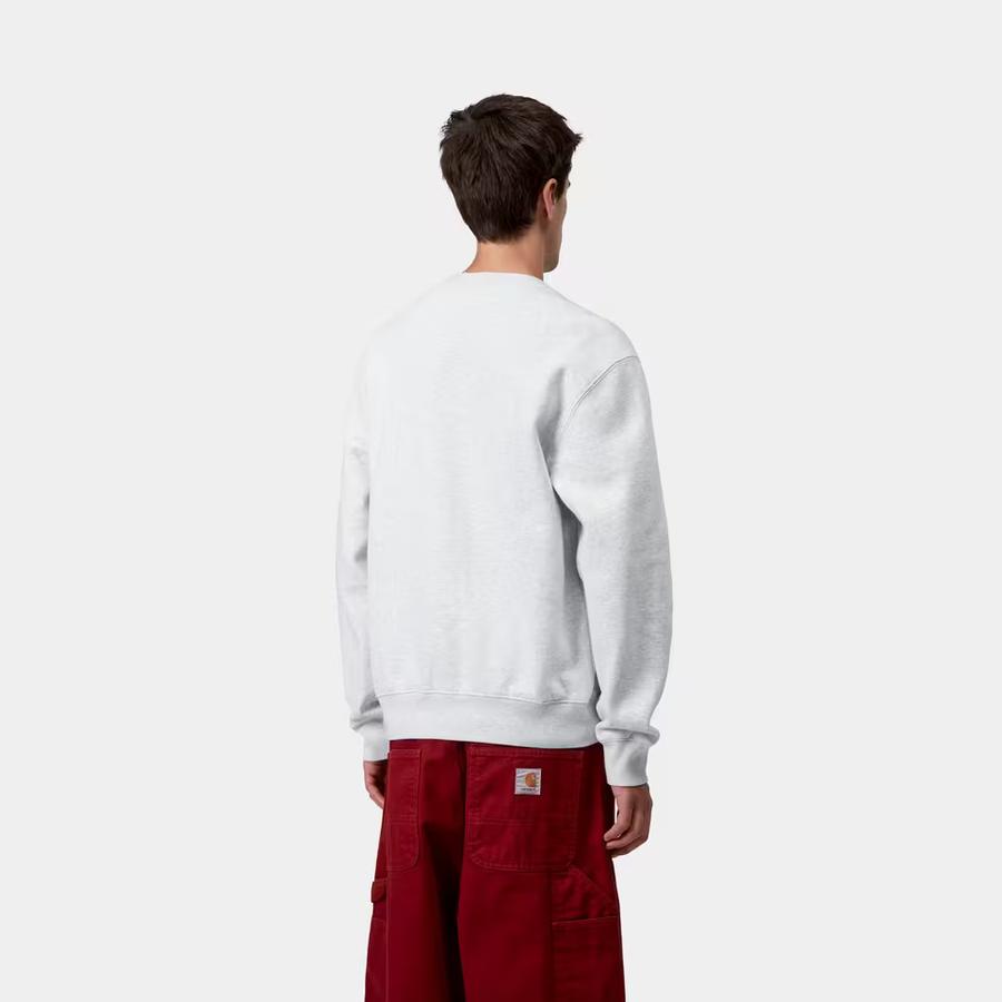 Carhartt WIP Schooling Sweatshirt - Ash Heather