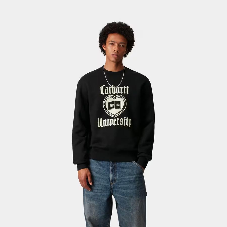 Carhartt WIP Schooling Sweatshirt - Black