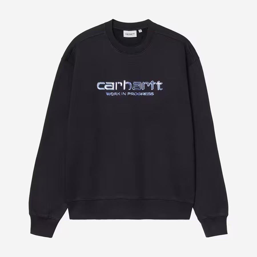 Carhartt WIP Solar Chrome Sweatshirt - Dark Navy