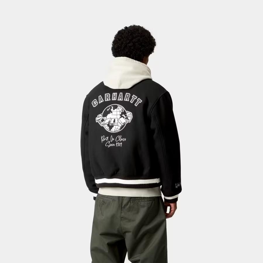 Carhartt WIP World Class Varsity Jacket - Black