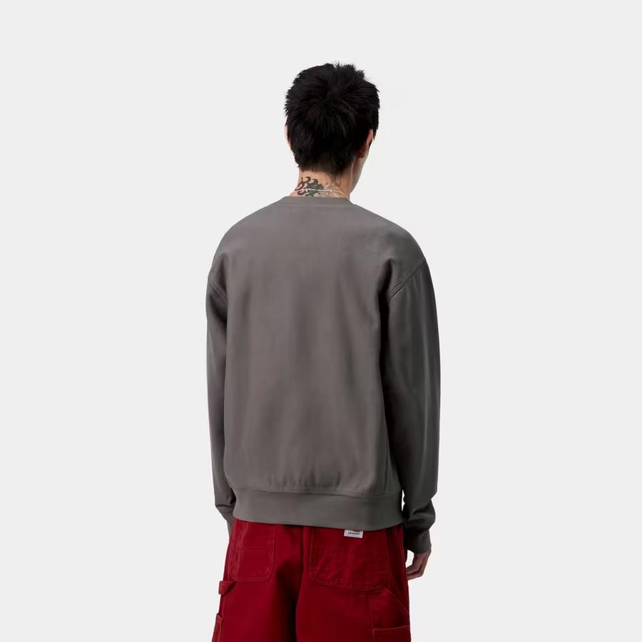 Carhartt WIP American Script Sweatshirt - Porphyry