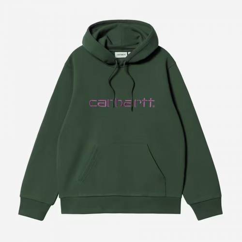 Carhartt WIP Hooded Carhartt Sweatshirt - Sycamore Tree / Phlox