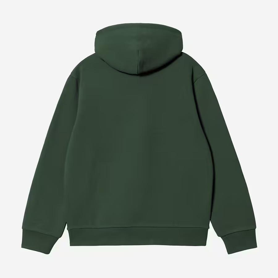 Carhartt WIP Hooded Carhartt Sweatshirt - Sycamore Tree / Phlox