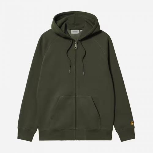 Carhartt WIP Hooded Chase Jacket - Olive / Gold