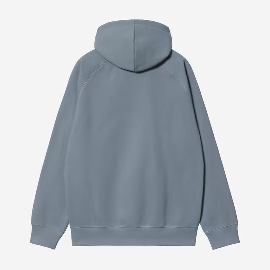 Carhartt WIP Hooded Chase Sweatshirt - Angelite / Gold