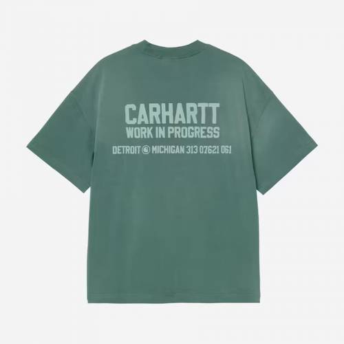 Carhartt WIP S/S Distance T-Shirt - Dark Fir (Stone Dyed)