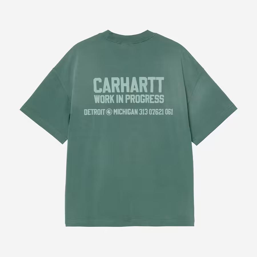 Carhartt WIP S/S Distance T-Shirt - Dark Fir (Ston...