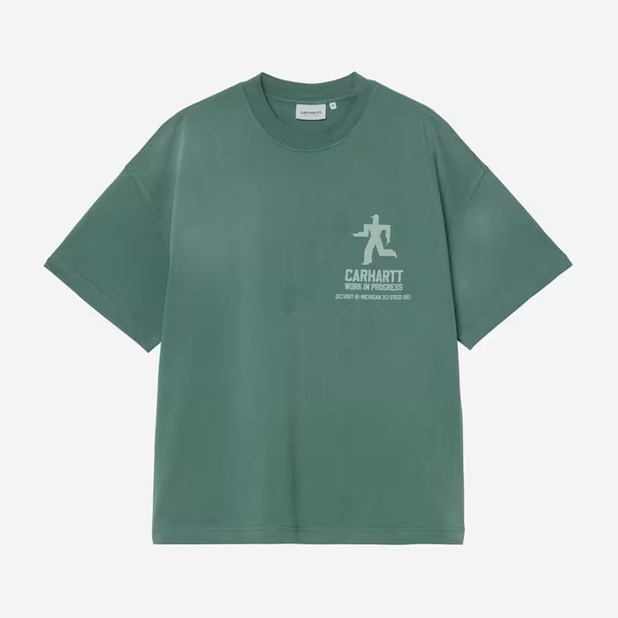 Carhartt WIP S/S Distance T-Shirt - Dark Fir (Stone Dyed)