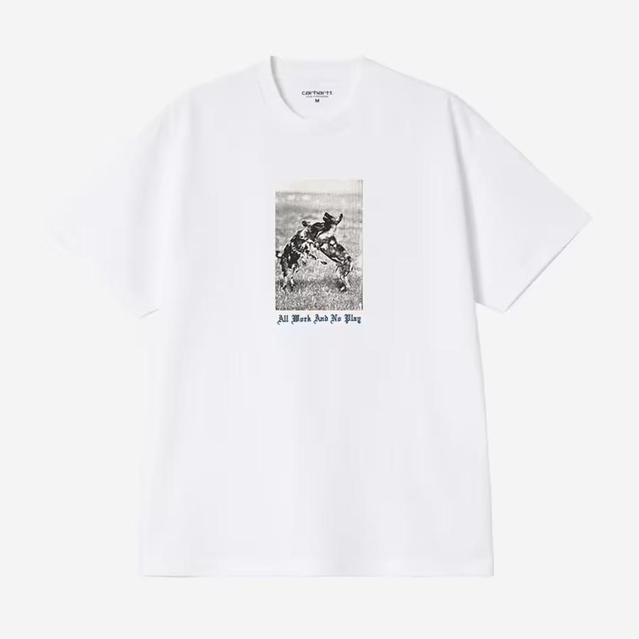 Carhartt WIP S/S No Play T-Shirt - White