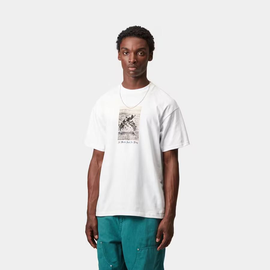 Carhartt WIP S/S No Play T-Shirt - White