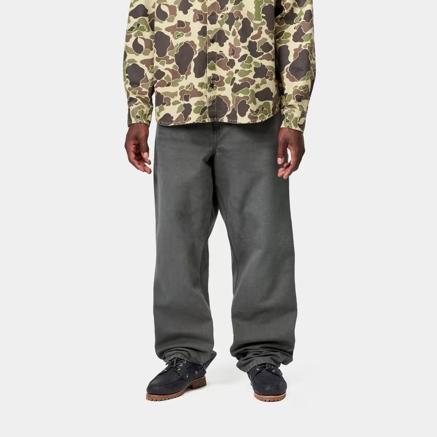 Carhartt WIP Single Knee Pant - Graphite (Stone Canvas)