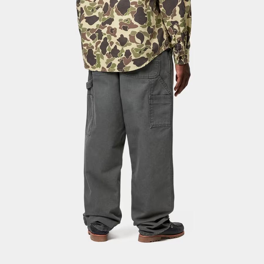 Carhartt WIP Single Knee Pant - Graphite (Stone Canvas)