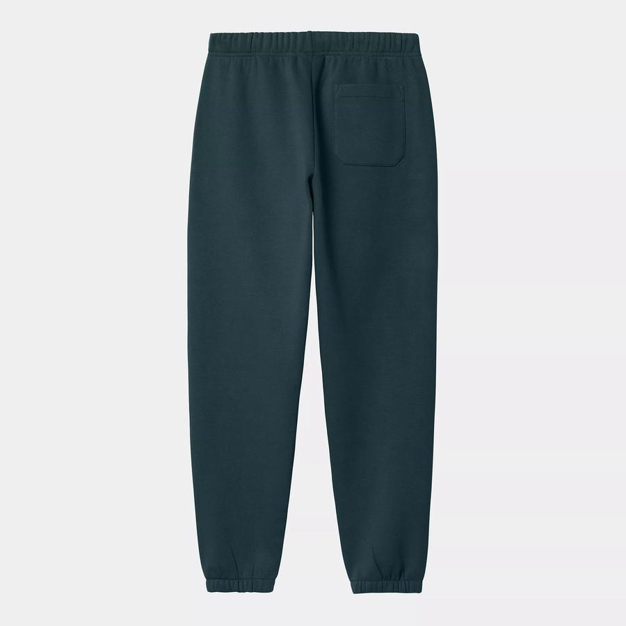 Carhartt WIP Chase Sweat Pant - Duck Blue / Gold