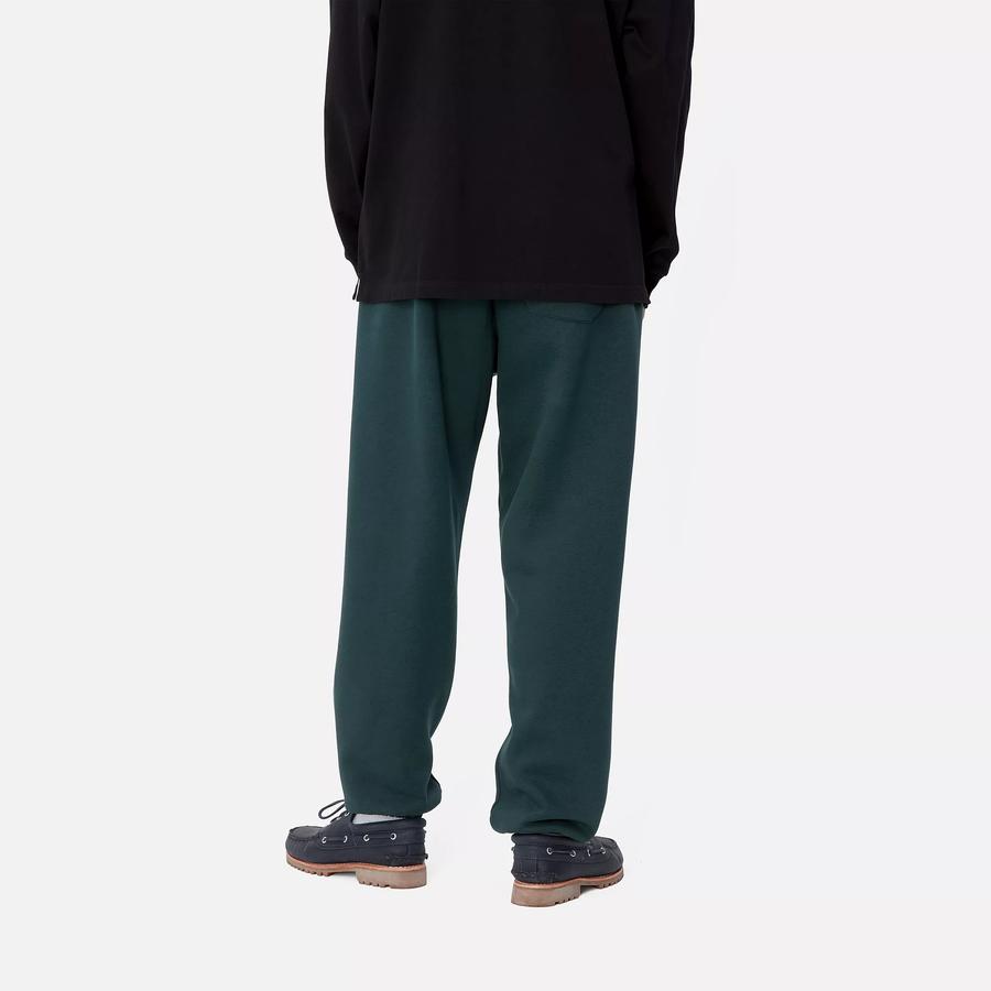 Carhartt WIP Chase Sweat Pant - Duck Blue / Gold