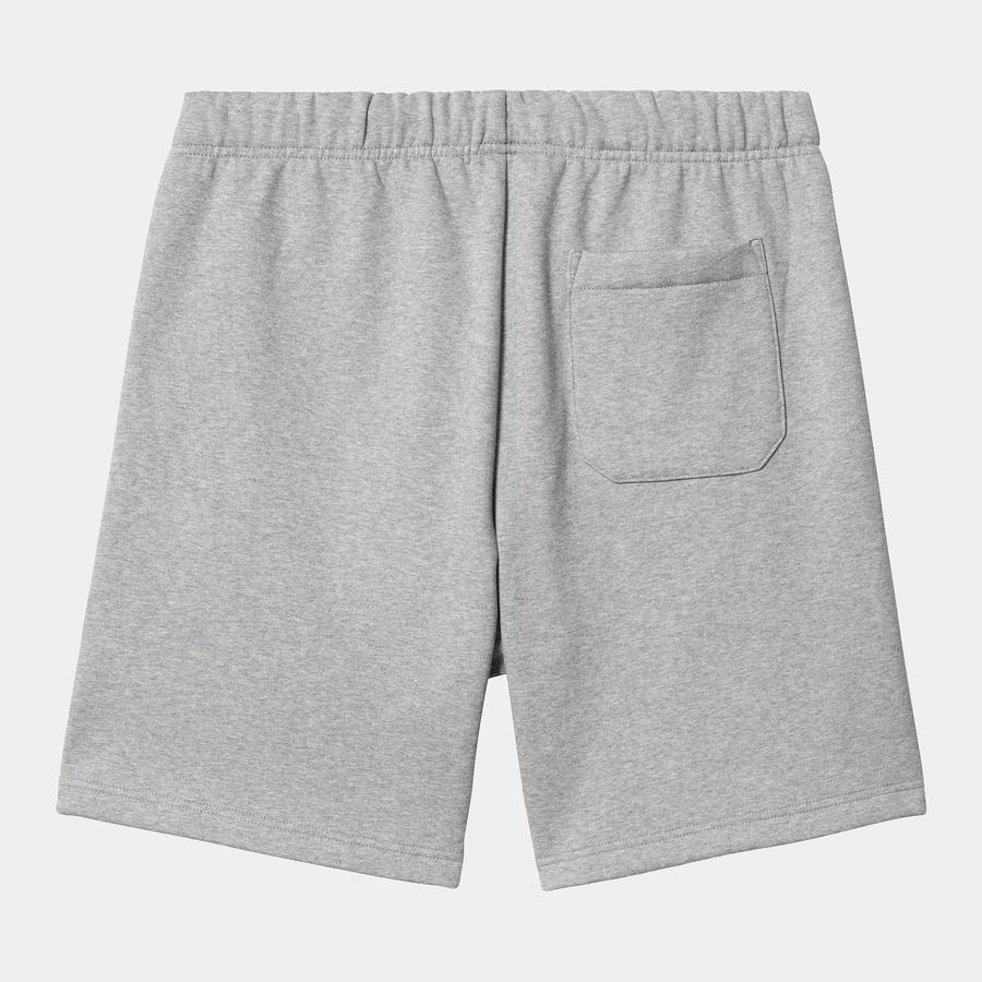 Carhartt WIP Chase Sweat Short - Grey Heather / Gold