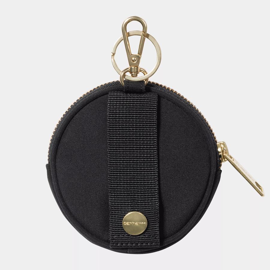 Carhartt WIP Clarton Zip Wallet - Black