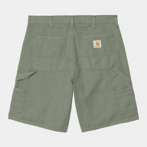 Carhartt WIP Double Knee Short - Park (Stone Washed)