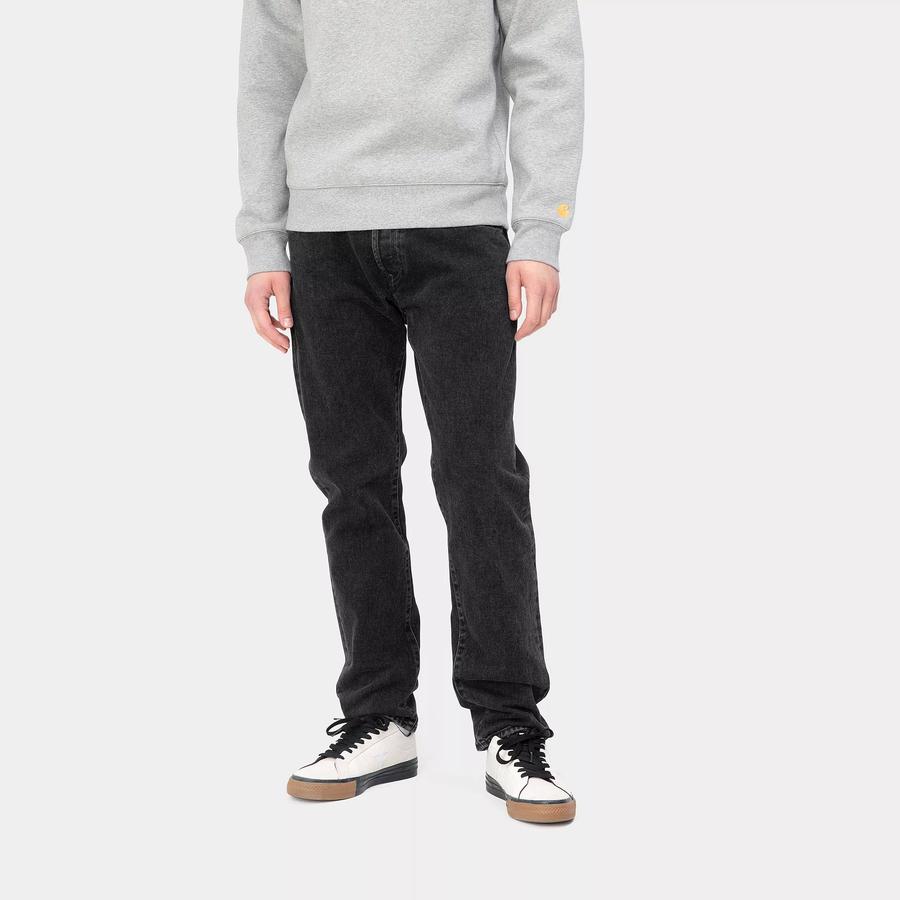 Carhartt WIP Klondike Pant - Black (Stone Washed)
