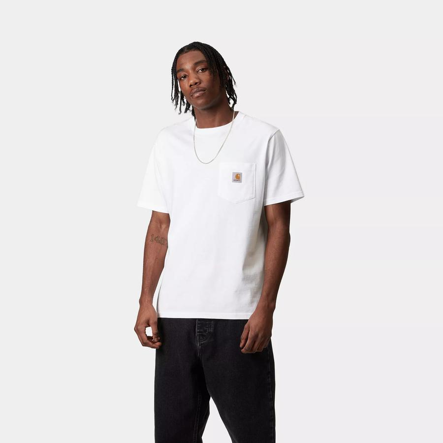 Carhartt WIP S/S Pocket T-Shirt - White