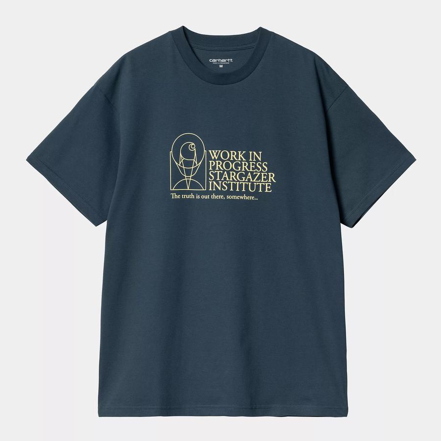 Carhartt WIP S/S Stargazer T-Shirt - Dusky Blue / ...