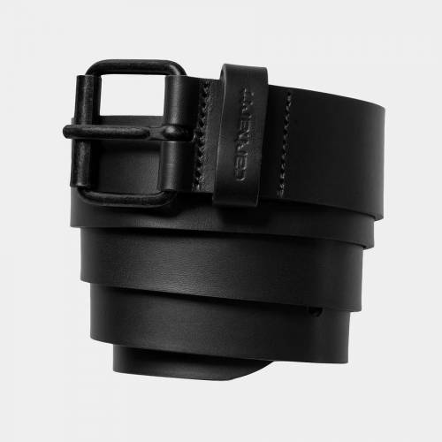 Carhartt WIP Script Belt - Black / Black