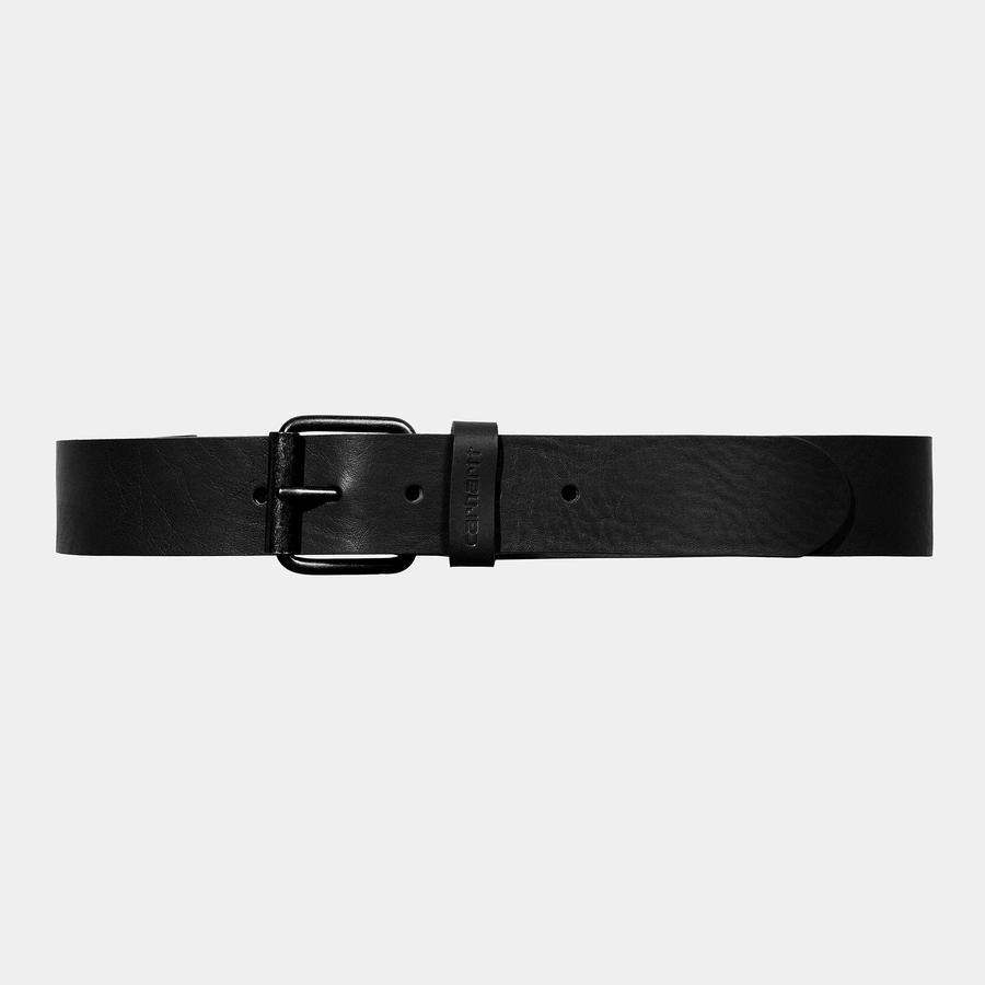 Carhartt WIP Script Belt - Black / Black