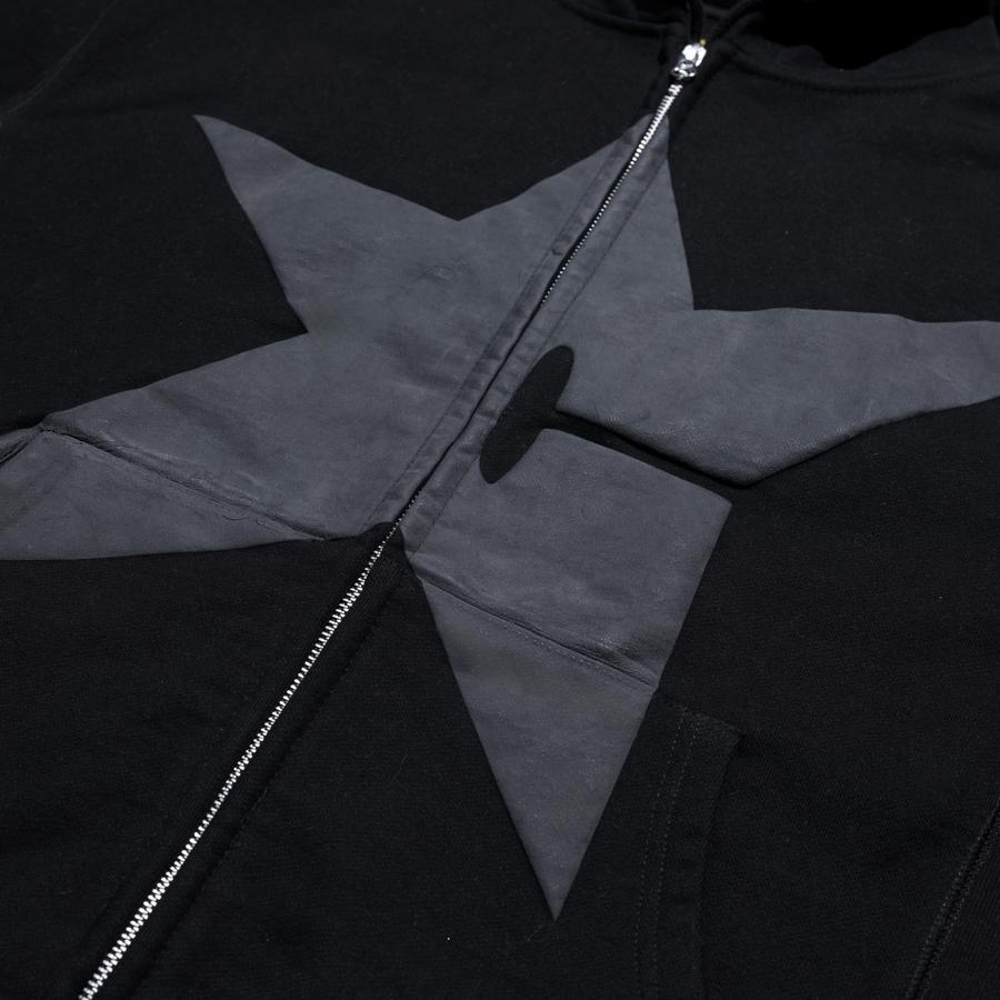 Carpet Company Puff Print Hood Jacket - Black