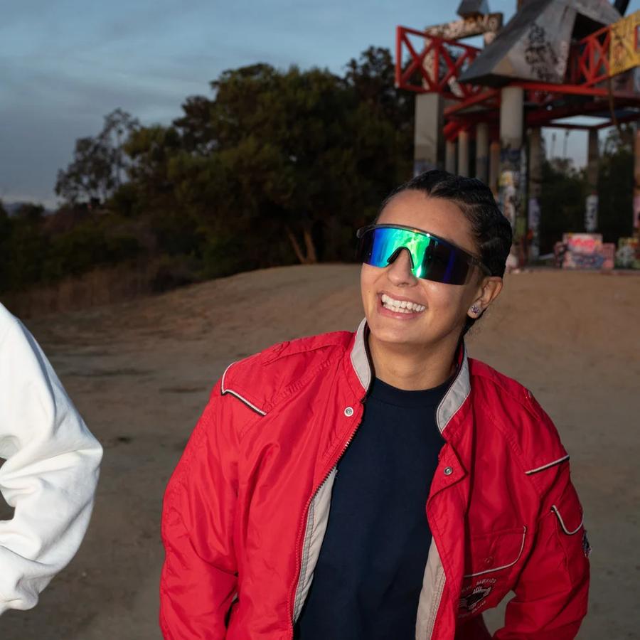 CHPO Lelle Sunglasses - Grey / Rainbow