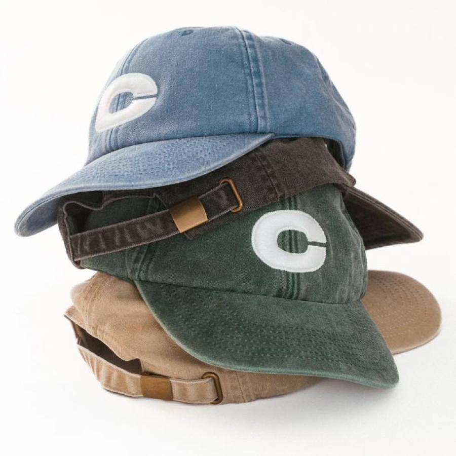 Cleaver C Dad Hat - Light Denim
