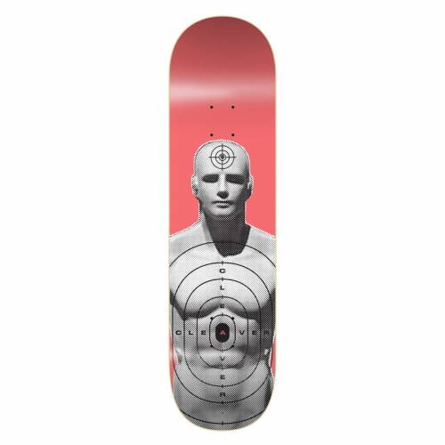 Cleaver Bullseye Pink Deck - 8.125