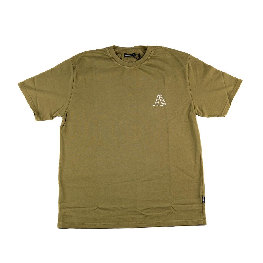 Collective Ladder T-Shirt - Moss Green