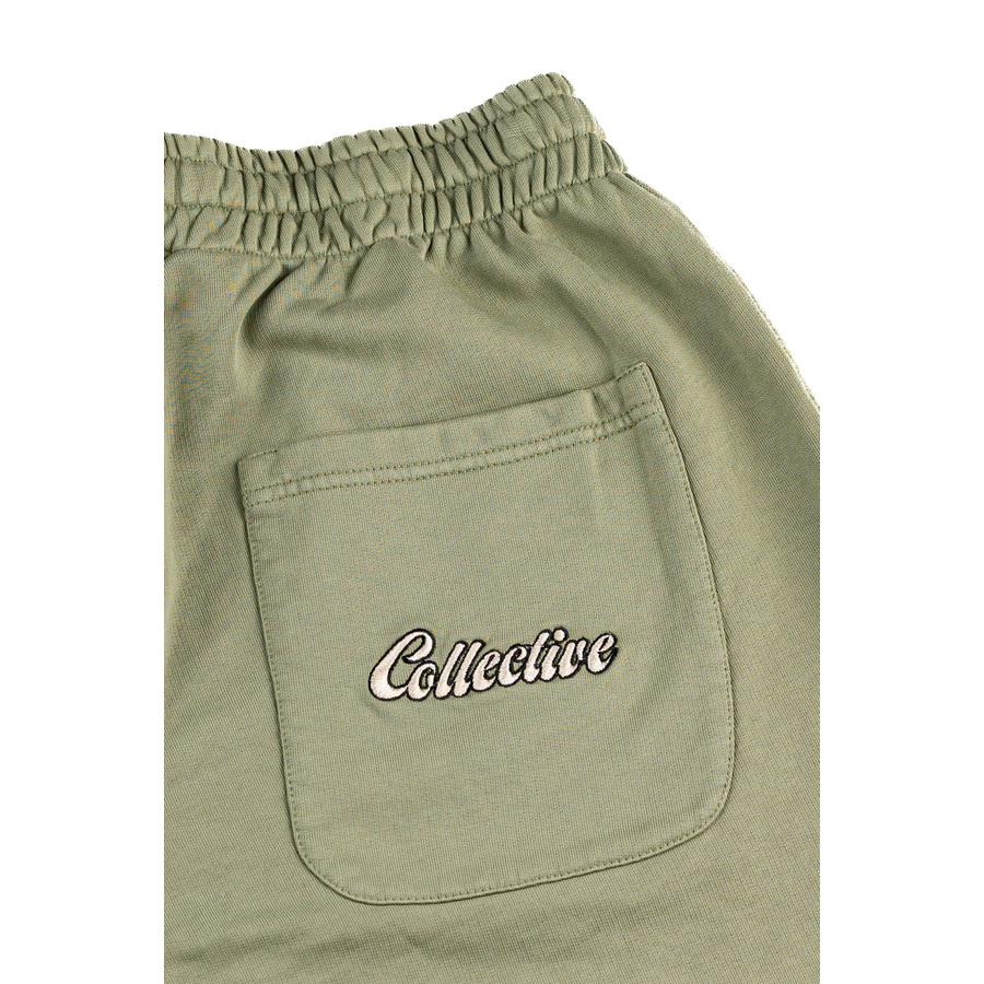 Collective Sunset Sweat Shorts - Green