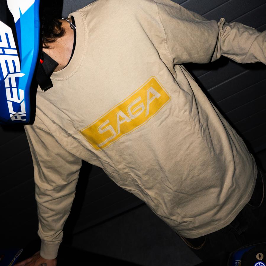 Saga Racing Long Sleeve - Bege / Yellow