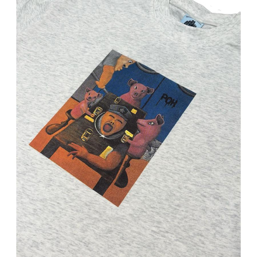 Damage Poh Banquete T-Shirt - Ash Grey