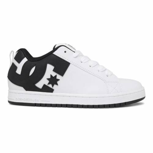 DC Shoes Court Graffik Shoes - White / Black / Black
