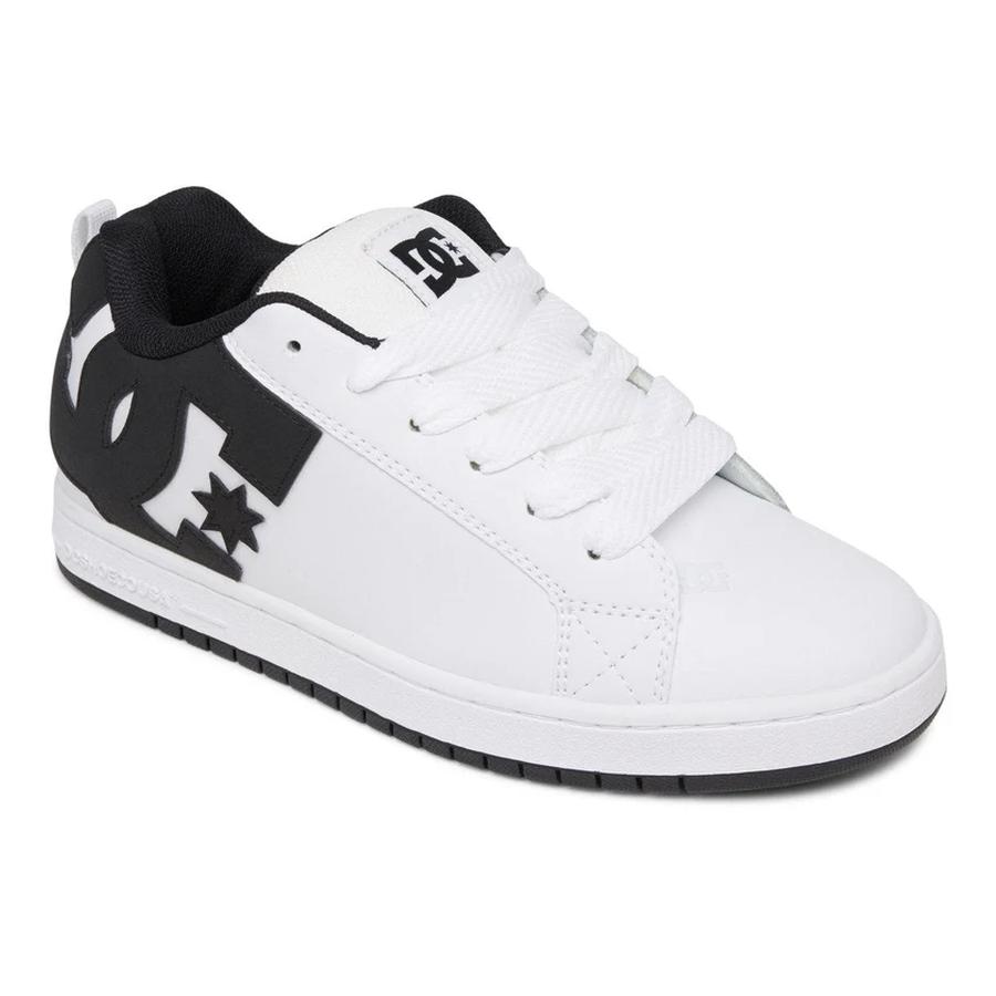 DC Shoes Court Graffik Shoes - White / Black / Black