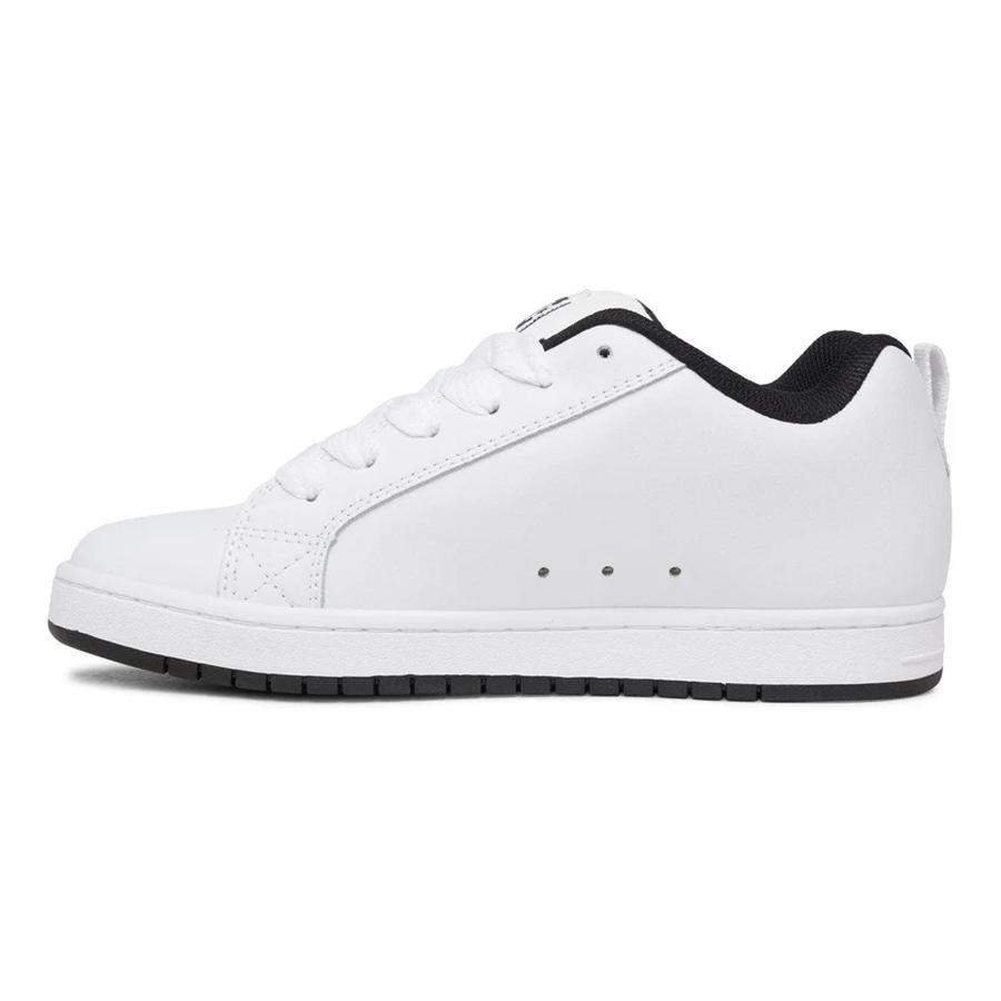 DC Shoes Court Graffik Shoes - White / Black / Black