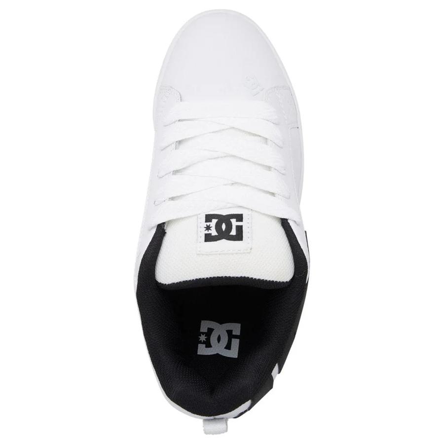 DC Shoes Court Graffik Shoes - White / Black / Black